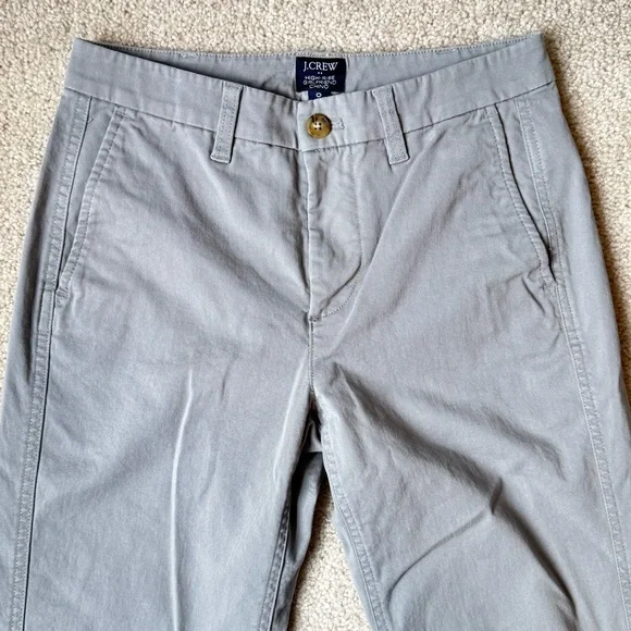 J. Crew Factory High Rise Girlfriend Chino Pants Bundle Straight Leg Size 0 - Picture 3 of 13